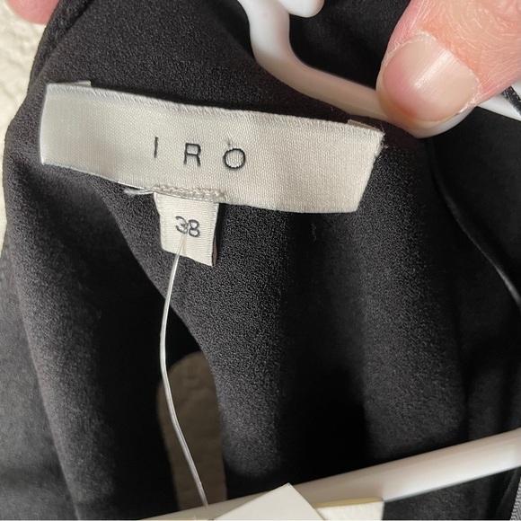 NWT IRO Calley Cutout Black Sleeveless Mini Cocktail Dress Size 38 US 6 Medium - Picture 7 of 13